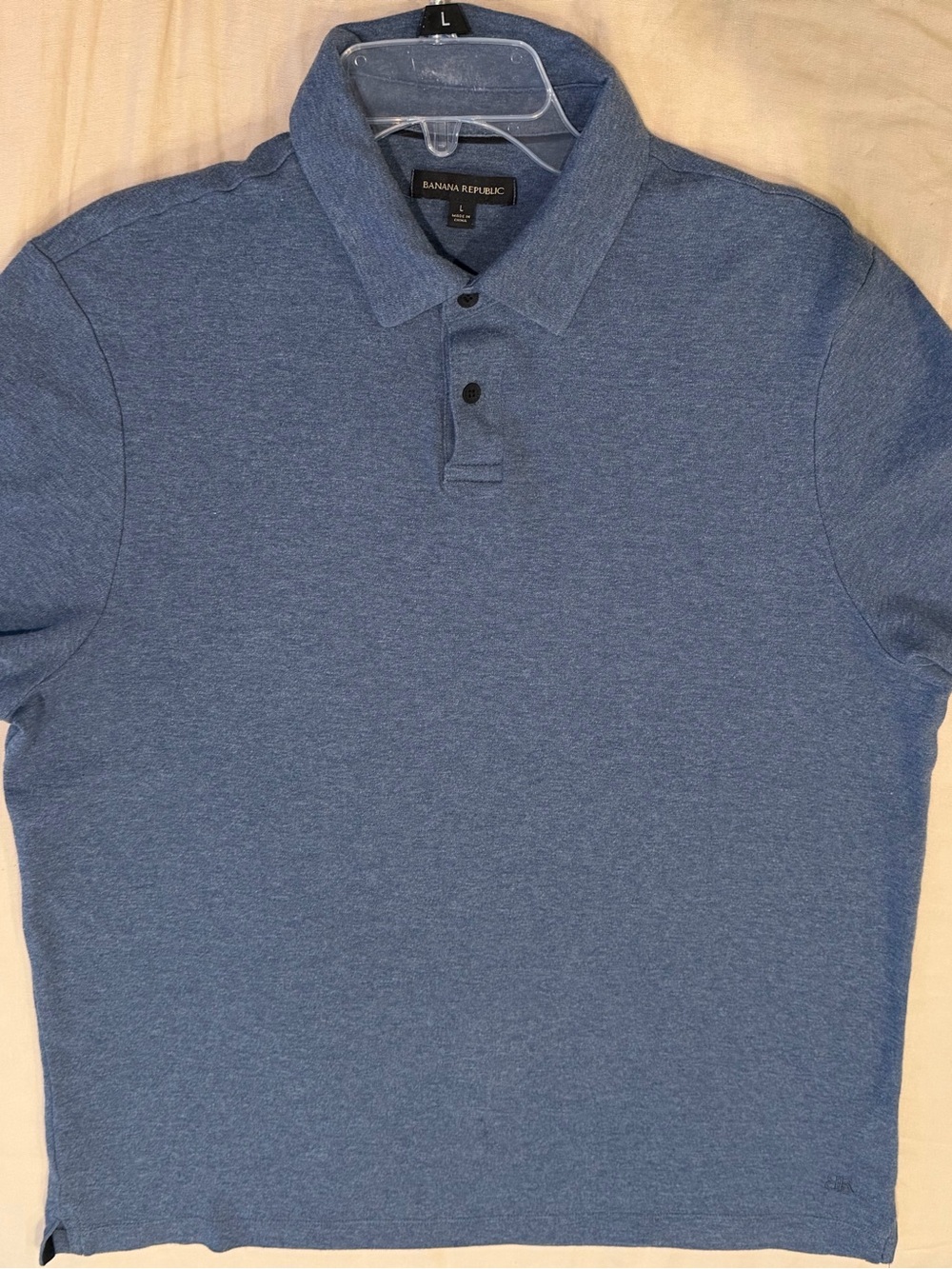 Banana Republic Men’s Heather Blue Polo